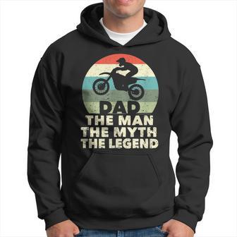 Herren Motocross MX Rider Dad Hoodie - Mann, Mythos, Legende - Seseable