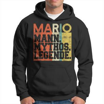 Herren Retro Mario Mann Mythos Legende Geburtstag Geschenk Hoodie - Seseable
