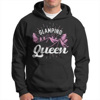 Hiking Glamping Queen Camping Hoodie - Seseable