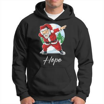 Hope Name Gift Santa Hope Hoodie - Seseable