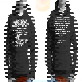 Horror Movie Survival Rules - Funny Scary Movie Hoodie | Mazezy
