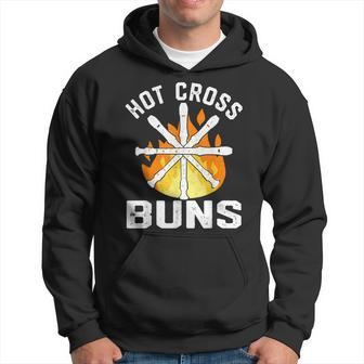 Hot Cross Buns Recorder Womens Pattern For Dad Vintage Hoodie - Seseable
