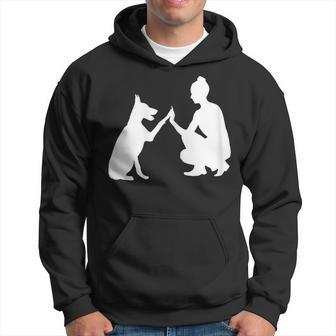 Hund Und Frauchen Beste Freunde Hoodie - Seseable