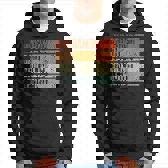 Husband Dad Grilling Legend Funny Vintage Fathers Day Hoodie - Thegiftio UK