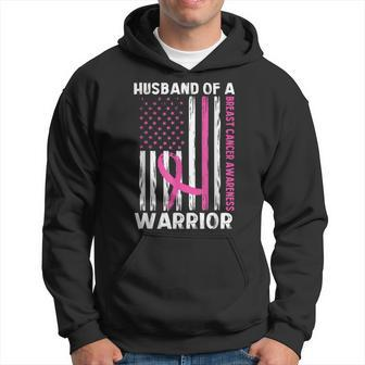 Husband Of A Warrior Breast Cancer Awareness Support Squad Hoodie | Mazezy