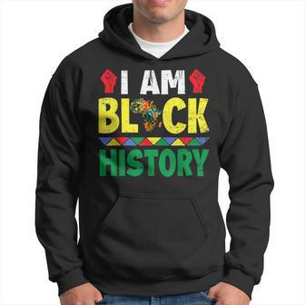I Am Black History Black Human Black Pride And Culture V3 Men Hoodie Graphic Print Hooded Sweatshirt - Thegiftio UK