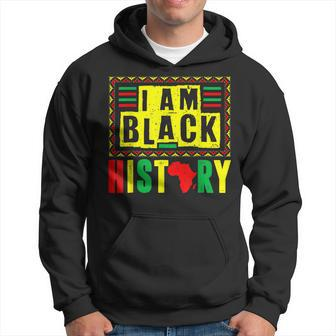 I Am Black History Month African American Pride Celebration V20 Hoodie - Seseable