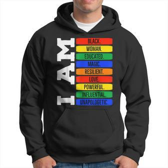 I Am Black Woman Queen - Black History Month 2023 Junenth Hoodie - Seseable