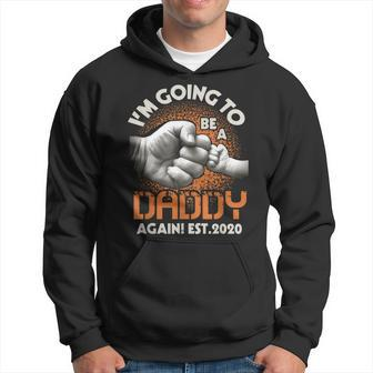 I Am Going To Be A Daddy Again Est 2020 Fathers Day Gift Men Hoodie | Mazezy