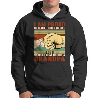 I Am Proud Of Many Things Retro Vintage Grandpa Fist Bump Hoodie | Mazezy