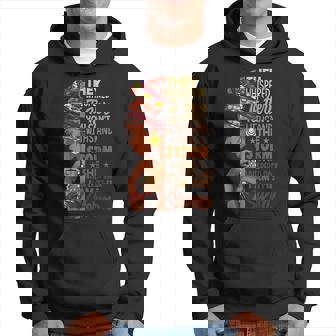 I Am The Storm Black History Queen Melanin Afro African Hoodie - Seseable