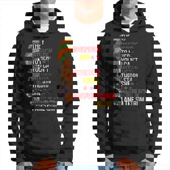 I Am The Storm Black History Queen Melanin Afro African V2 Hoodie - Seseable