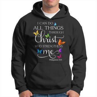 I Can Do All Things Through Christ Who Strengthens Me Philip Hoodie - Seseable