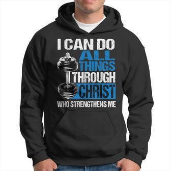 I Can Do All Things Through Christ Who Strengthens Me V12 Hoodie - Seseable