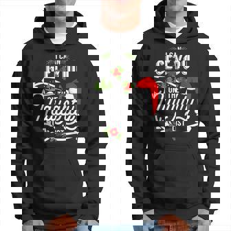 I Can Get You On Santa Naughty List Funny Christmas Men Hoodie Graphic Print Hooded Sweatshirt - Seseable