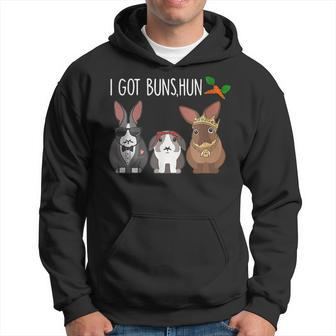 I Got Buns Hun Bunny Mom Bunny Dad Bunny Lover Rabbit Lover Hoodie | Mazezy