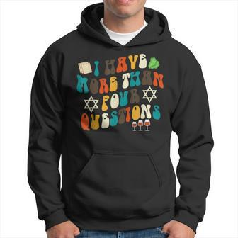 I Have More Than Four Questions Jewish Happy Passover Seder Hoodie | Mazezy
