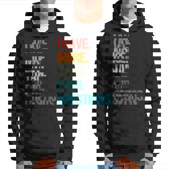 I Have More Than Four Questions Passover Retro Vintage Hoodie | Mazezy