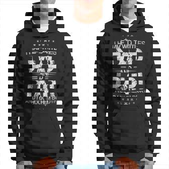 I Have Two Titles Dad And Papi Funny T Fathers Day Gift Hoodie | Seseable UK