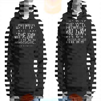 I Have Two Titles Mom And Gammy Grandma Mama Birthday Funny Hoodie | Seseable CA