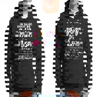 I Have Two Titles Mom And Nana New Grandma 2022 Floral Gift Hoodie - Seseable