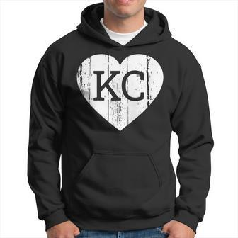 I Love Kc Kansas City Fans Hoodie - Seseable