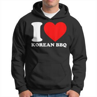 I Love Korean Bbq Men Hoodie Graphic Print Hooded Sweatshirt - Seseable