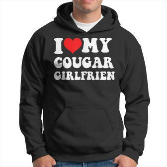 I Love My Cougar Girlfriend I Heart My Cougar Gf Hoodie | Mazezy