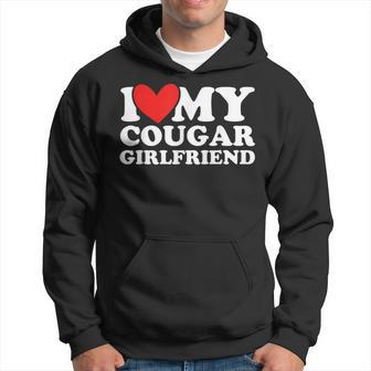 I Love My Cougar Girlfriend I Heart My Cougar Girlfriend Hoodie | Mazezy