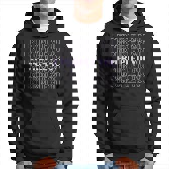 I Purple You Subtle Kpop Merchandise | Cute Romantic Phrase Hoodie | Mazezy