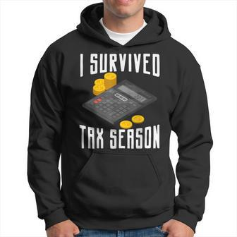 I Survived Tax Season Accountant Cpa Bookkeeper Auditor Hoodie | Mazezy