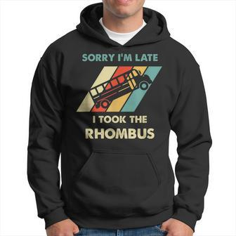 I Took The Rhombus Funny Math Nerd Men Hoodie Graphic Print Hooded Sweatshirt - Seseable