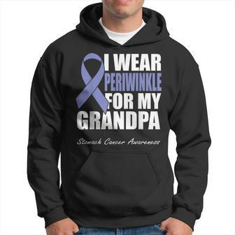I Wear Periwinkle For My Grandpa Stomach Cancer Awareness Hoodie | Mazezy