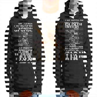 I Wont Be Lectured On Gun Control Funny Biden Taliban Hoodie - Seseable