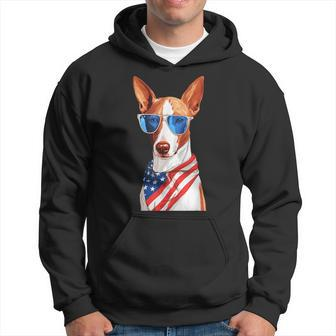 Ibizan Hound With Usa Flag Independence Day 4Th Of July Hoodie | Mazezy