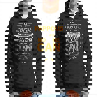 If Pappous Cant Fix It Handyman Gift Grandpa Auto Mechanic Hoodie | Mazezy