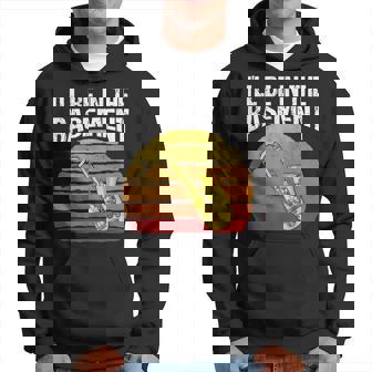 Ill Be In The Basement Funny Saxophone Musician Lovers Men Hoodie Graphic Print Hooded Sweatshirt - Thegiftio UK