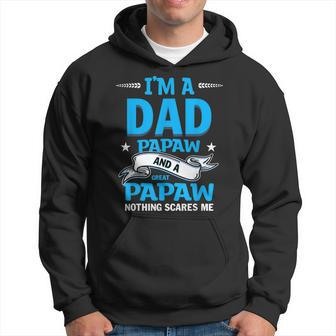 Im A Dad Papaw And Great Papaw Nothing Scares Me Hoodie - Thegiftio UK