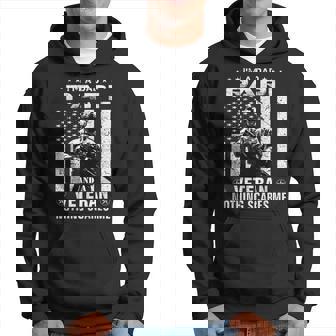 Im A Dad Papi Veteran Nothing Scares Me Fathers Day Gift Hoodie | Seseable UK