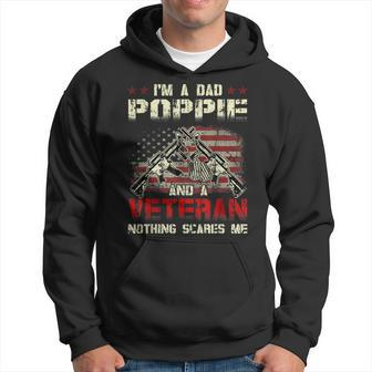 Im A Dad Poppie And A Veteran Best Poppie Ever Gift For Mens Hoodie | Mazezy