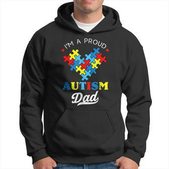 Im A Proud Autism Dad Autism Awareness Father Autistic Son Hoodie | Mazezy DE