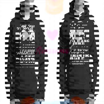 Im A Proud Mom Of A Freaking Awesome Daughter Mothers Day Hoodie - Thegiftio UK