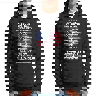 Im Dad Grandpa And A Veteran Nothing Can Scares Me Veterans Hoodie | Mazezy
