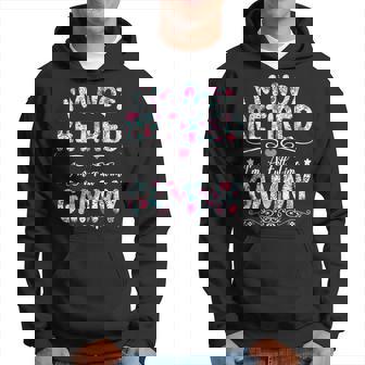 Im Not Retired Im A Full Time Gammy Floral Hoodie | Seseable CA