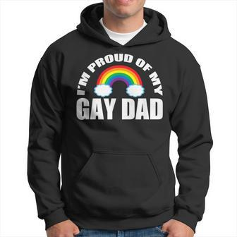 Im Proud Of My Gay Dad Lgbt Son Daughter Hoodie | Mazezy