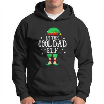 Im The Cool Dad Elf Funny Xmas Elf Fathers Day Hoodie - Monsterry