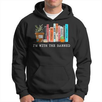 Im With The Banned Books I Read Banned Books Lovers Hoodie | Mazezy