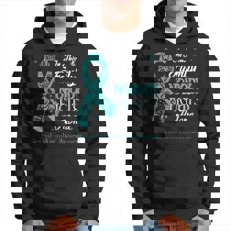 In This Family Nobody Fights Alone Sexual Assault Awareness Hoodie | Mazezy