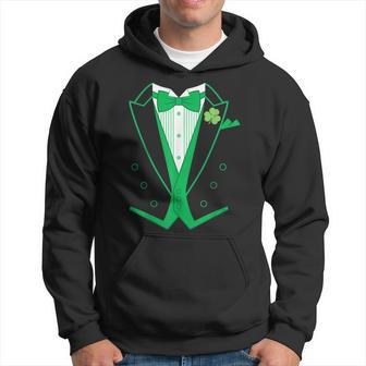 Irish Formal Tuxedo St Patricks Day Hoodie - Seseable