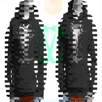 Irish Formal Tuxedo St Patricks Day Hoodie - Seseable